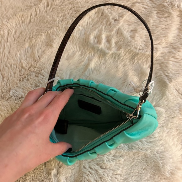NWT Staud Bean Bag Tiffany Blue - Picture 3 of 6